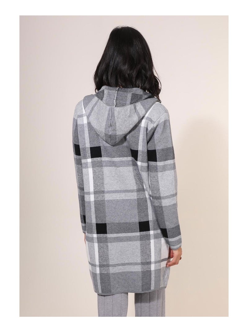 Gilet A Capuche Kebello Gris - Kiabi