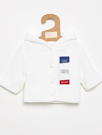 Gilet à capuche 'La manufacture de layette'