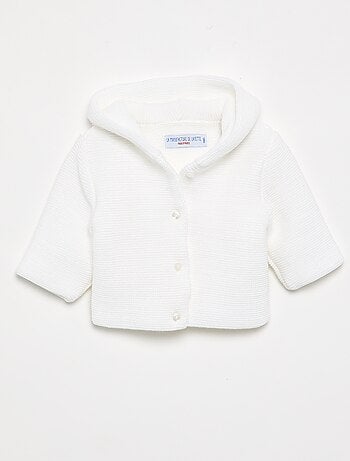 Gilet à capuche 'La manufacture de layette'