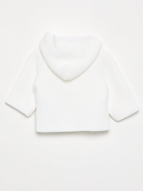Gilet à capuche 'La manufacture de layette' - Kiabi