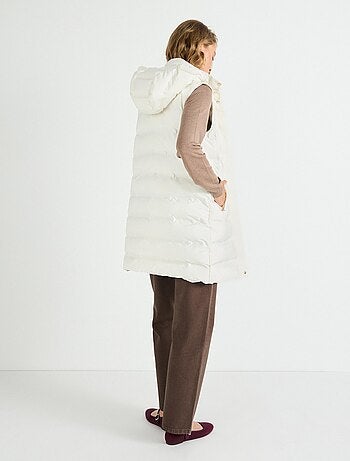 Gilet à capuche matelassé, MO Fashion