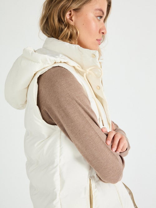 Gilet à capuche matelassé, MO Fashion - Kiabi