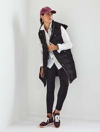 Gilet à capuche matelassé, MO Fashion