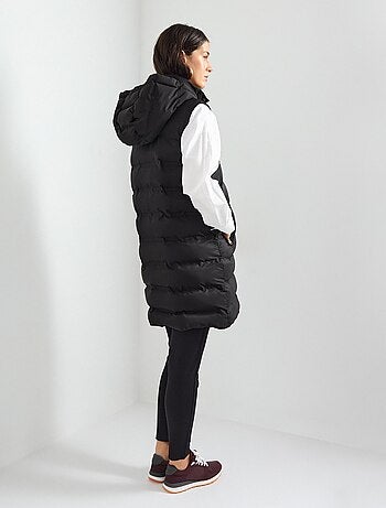 Gilet à capuche matelassé, MO Fashion