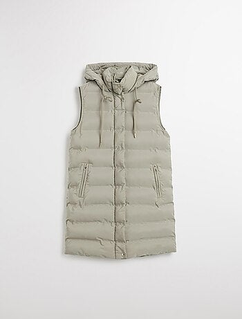 Gilet à capuche matelassé, MO Fashion