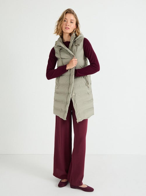 Gilet à capuche matelassé, MO Fashion - Kiabi