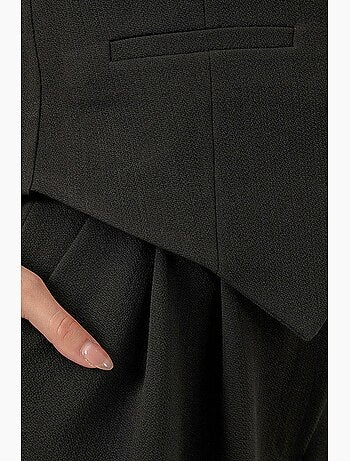 Gilet à col en v boutonné bdart