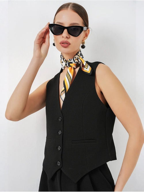 Gilet à col en v boutonné bdart - Kiabi Gilet à col en v boutonné bdart - Kiabi