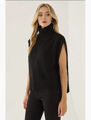 Gilet à col roulé coupe décontractée hiccup