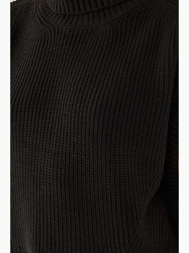 Gilet à col roulé coupe décontractée hiccup Noir - Kiabi