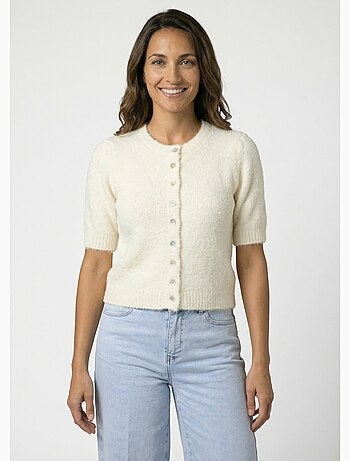 Gilet à manches courtes avec laine - AFIBEL