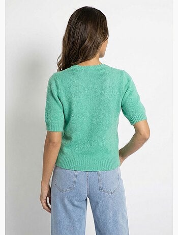 Gilet à manches courtes avec laine - AFIBEL