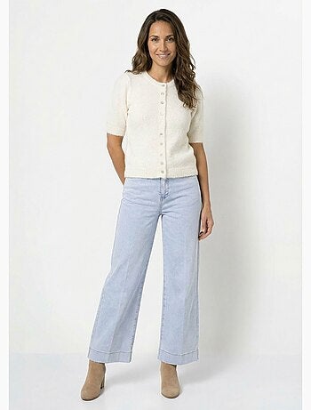 Gilet à manches courtes avec laine