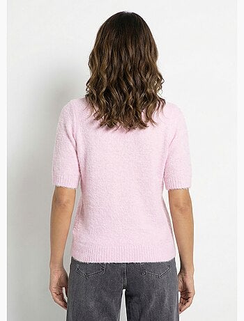 Gilet à manches courtes avec laine