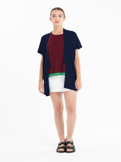 Gilet à manches courtes femme 100% cachemire & laine ultrafin - KELLY 5 - Kiabi