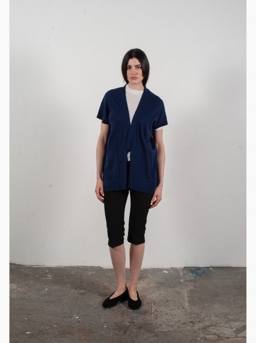 Gilet à manches courtes femme 100% cachemire & laine ultrafin - KELLY 5 - Kiabi