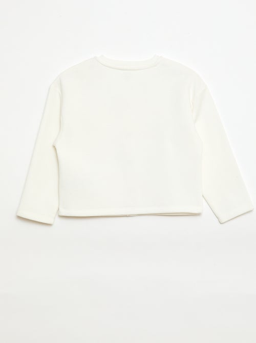 Gilet à manches longues avec ouverture pressions - Kiabi