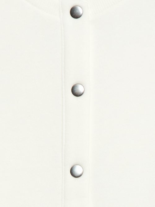 Gilet à manches longues avec ouverture pressions - Kiabi