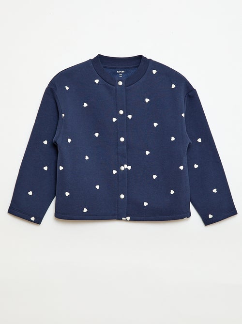 Gilet à manches longues avec ouverture pressions - Kiabi