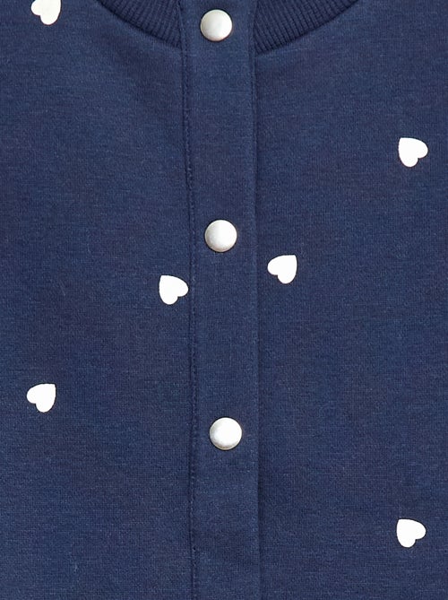 Gilet à manches longues avec ouverture pressions - Kiabi