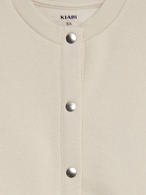 Gilet à manches longues avec ouverture pressions - Kiabi