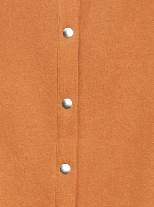 Gilet à manches longues avec ouverture pressions - Kiabi