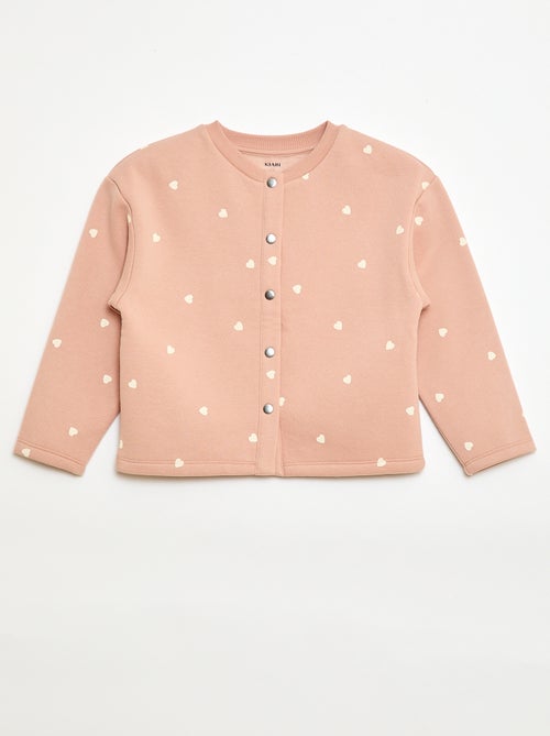 Gilet à manches longues avec ouverture pressions - Kiabi