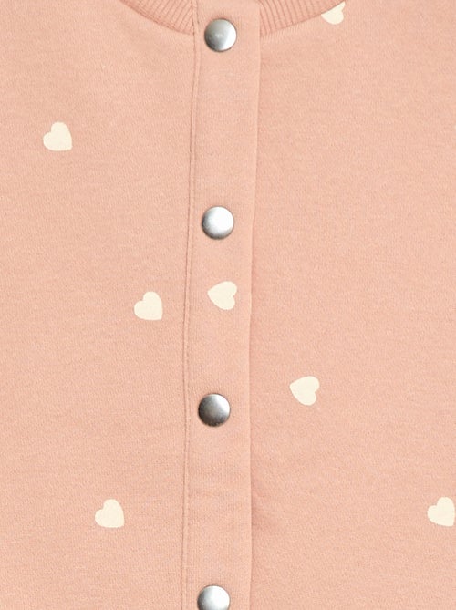 Gilet à manches longues avec ouverture pressions - Kiabi