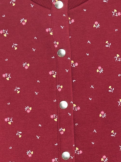 Gilet à manches longues avec ouverture pressions - Kiabi