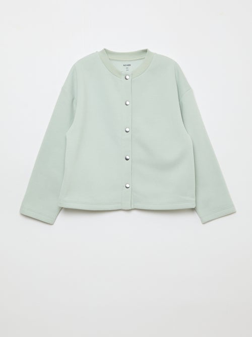 Gilet à manches longues avec ouverture pressions - Kiabi
