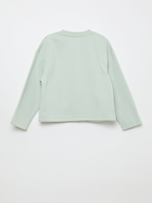 Gilet à manches longues avec ouverture pressions - Kiabi