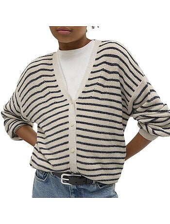 Gilet à Rayures Fille Vero Moda