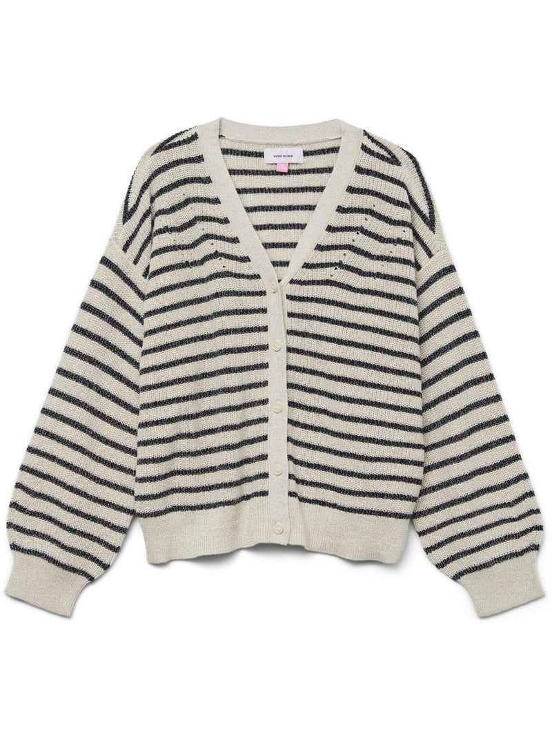 Gilet à Rayures Fille Vero Moda Bleu marine - Kiabi