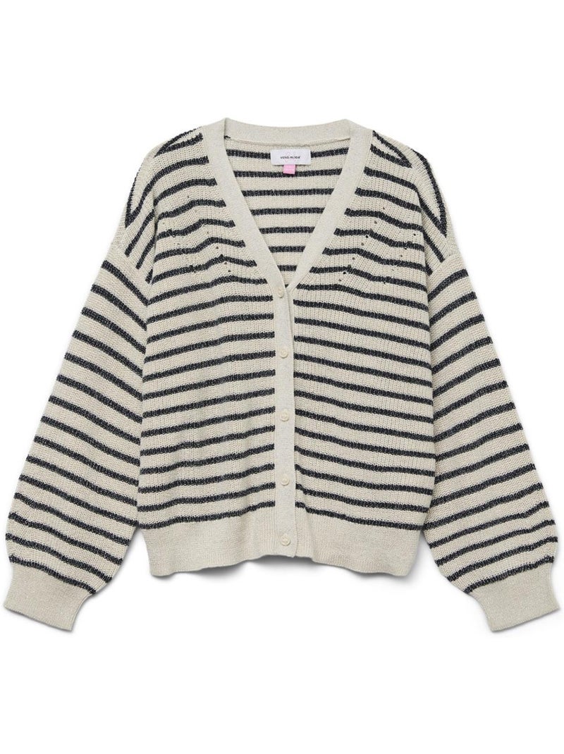 Gilet à rayures fille vero moda Bleu marine - Kiabi