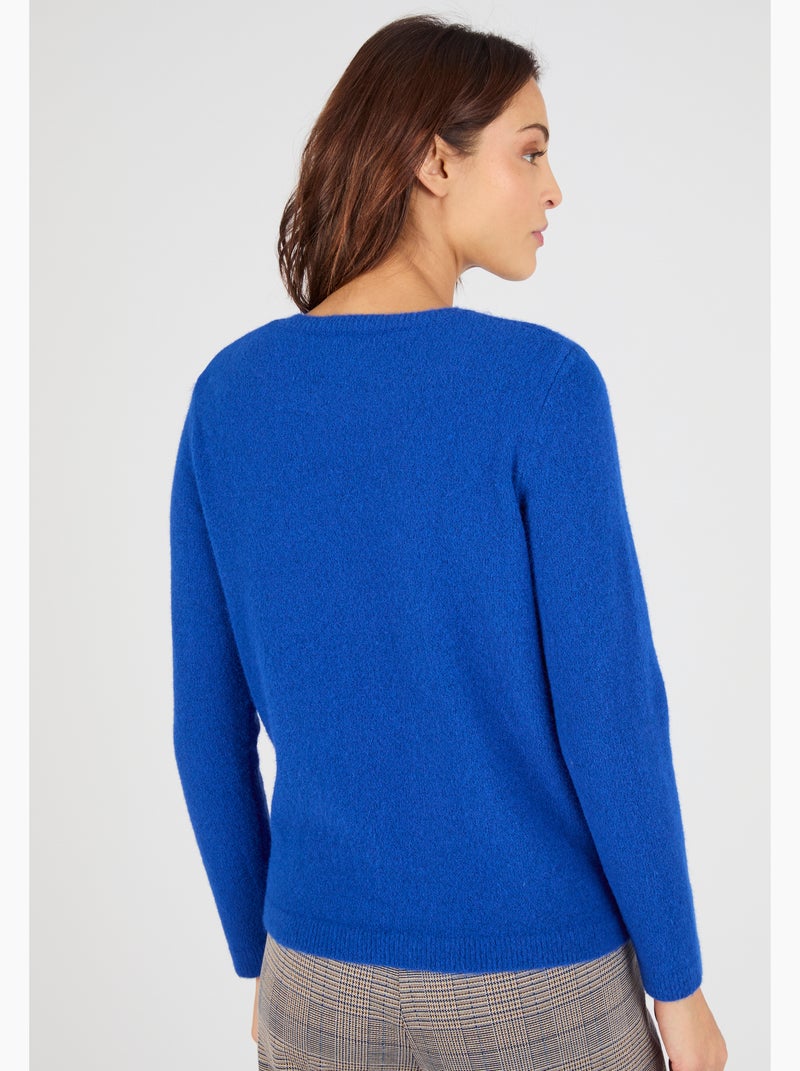 Gilet à volants Thermolactyl - Damart Bleu - Kiabi