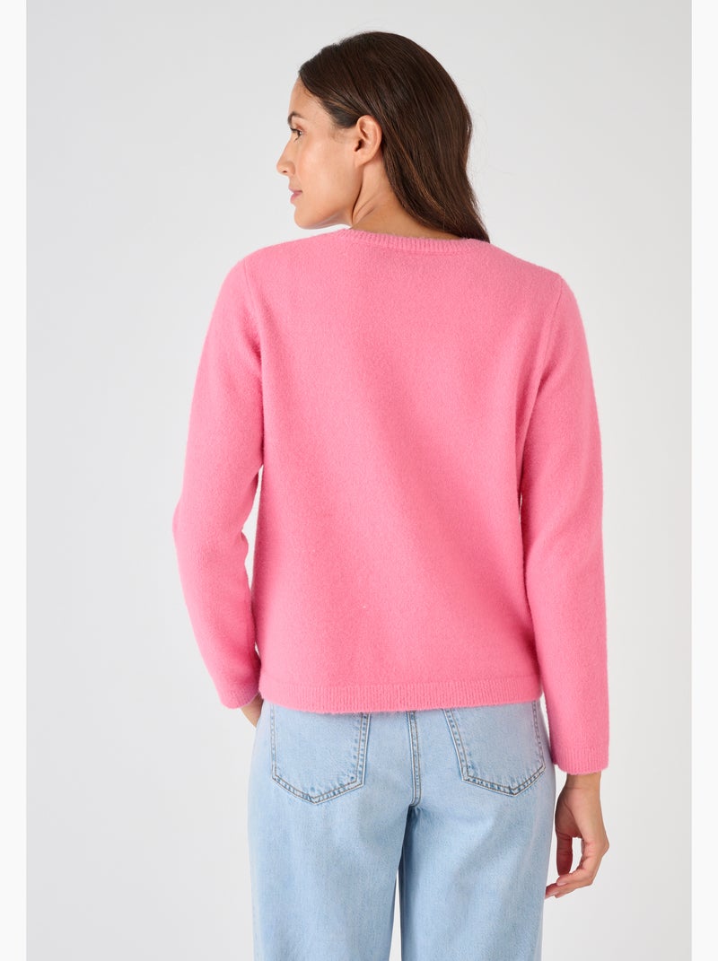 Gilet à volants Thermolactyl - Damart Rose - Kiabi