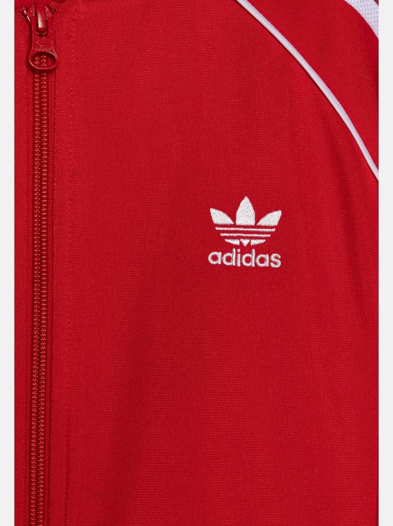 Gilet Adidas Originals zippé à manches longues Rouge - Kiabi