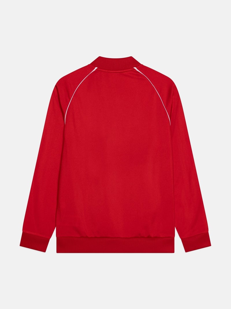 Gilet Adidas Originals zippé à manches longues Rouge - Kiabi