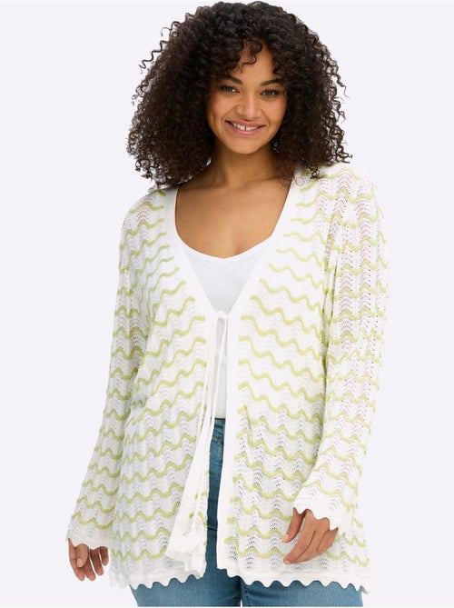 Gilet Ajouré - Taille Standard - Sheego - Kiabi