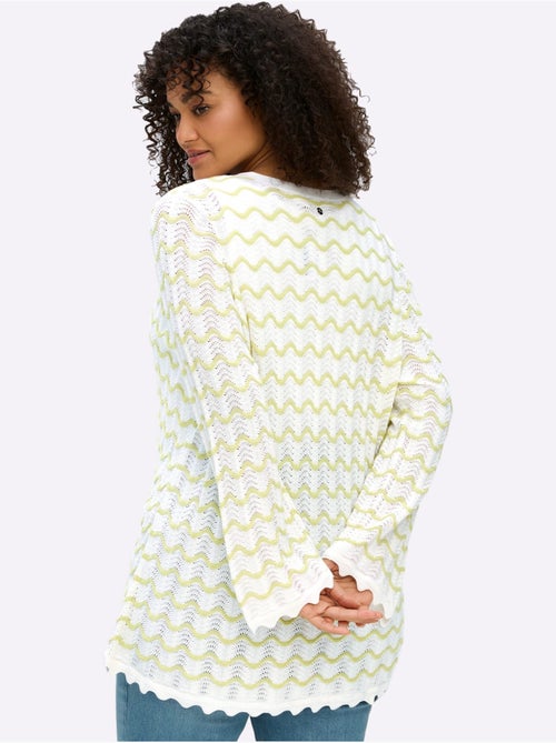 Gilet Ajouré - Taille Standard - Sheego - Kiabi