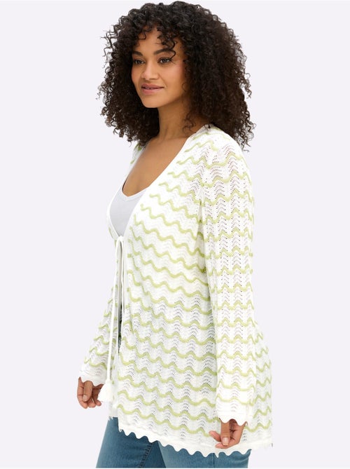 Gilet Ajouré - Taille Standard - Sheego - Kiabi