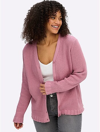 Gilet Ajouré - Taille Standard - Sheego