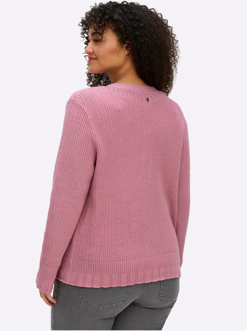 Gilet Ajouré - Taille Standard - Sheego Rose - Kiabi