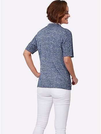 Gilet Ajouré Fils Chinés - Taille Standard - Witt