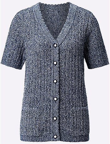 Gilet Ajouré Fils Chinés - Taille Standard - Witt