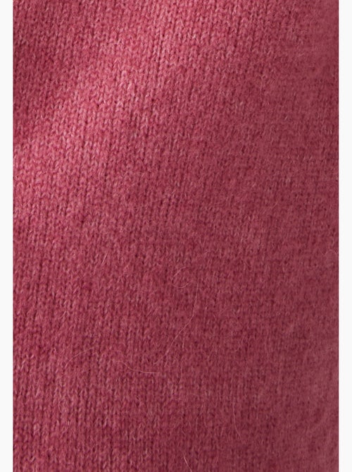 Gilet ajouré, finition effet crochet mélange laine et alpaga - Damart - Kiabi