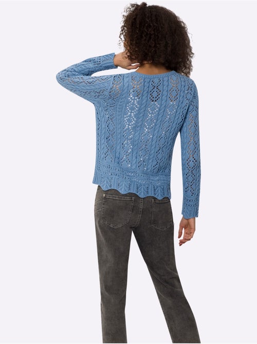 Gilet Ajouré Motif Ajouré Intégral - Taille Standard - Helline - Kiabi