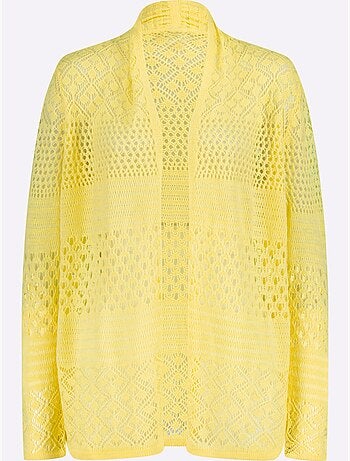 Gilet Ajouré Motif Ajouré Intégral - Taille Standard - Moda Vilona