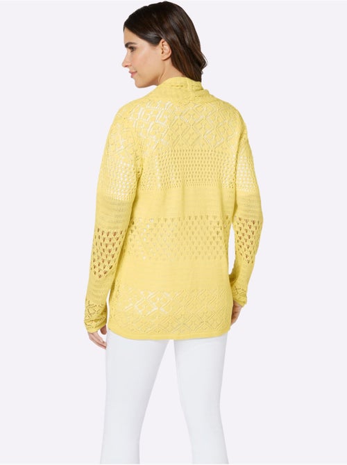 Gilet Ajouré Motif Ajouré Intégral - Taille Standard - Moda Vilona - Kiabi