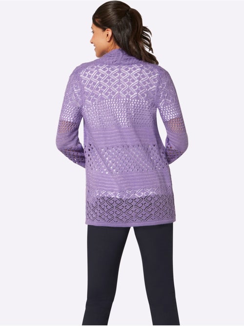 Gilet Ajouré Motif Ajouré Intégral - Taille Standard - Moda Vilona - Kiabi